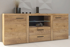 Chest of drawers RUMBA DL20 oak lefkas