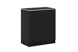 Chest of drawers VISTA S3 black