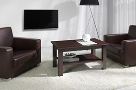 Coffee table with shelf T29 102x62 chestnut venge