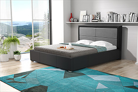 Łóżko tapicerowane SIMONA 160x200